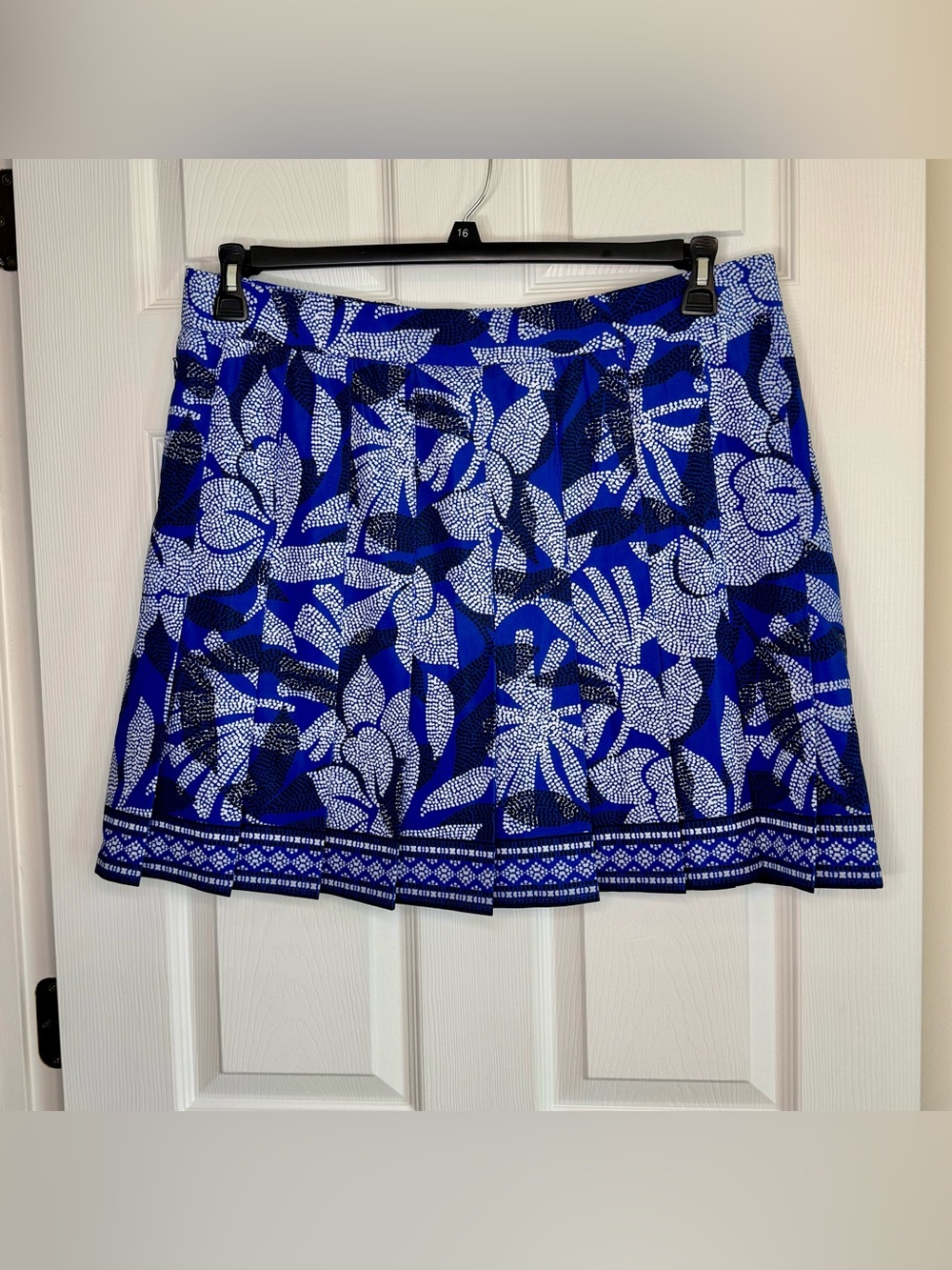 Chico’s Activewear Pleated Tropical Print Skirt Skort Tennis Pickleball Golf 16